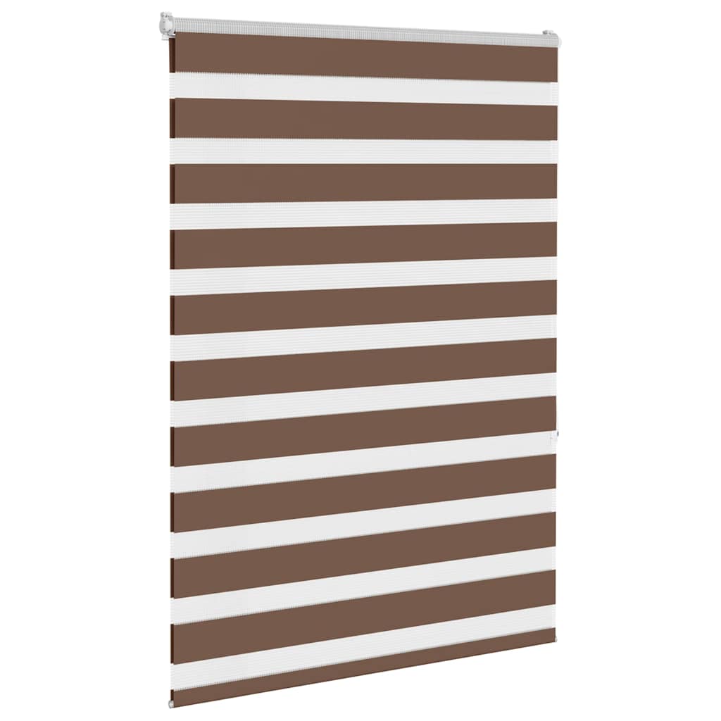 Zebra roleta hnedá 115x150 cm šírka látky 110,9cm polyester