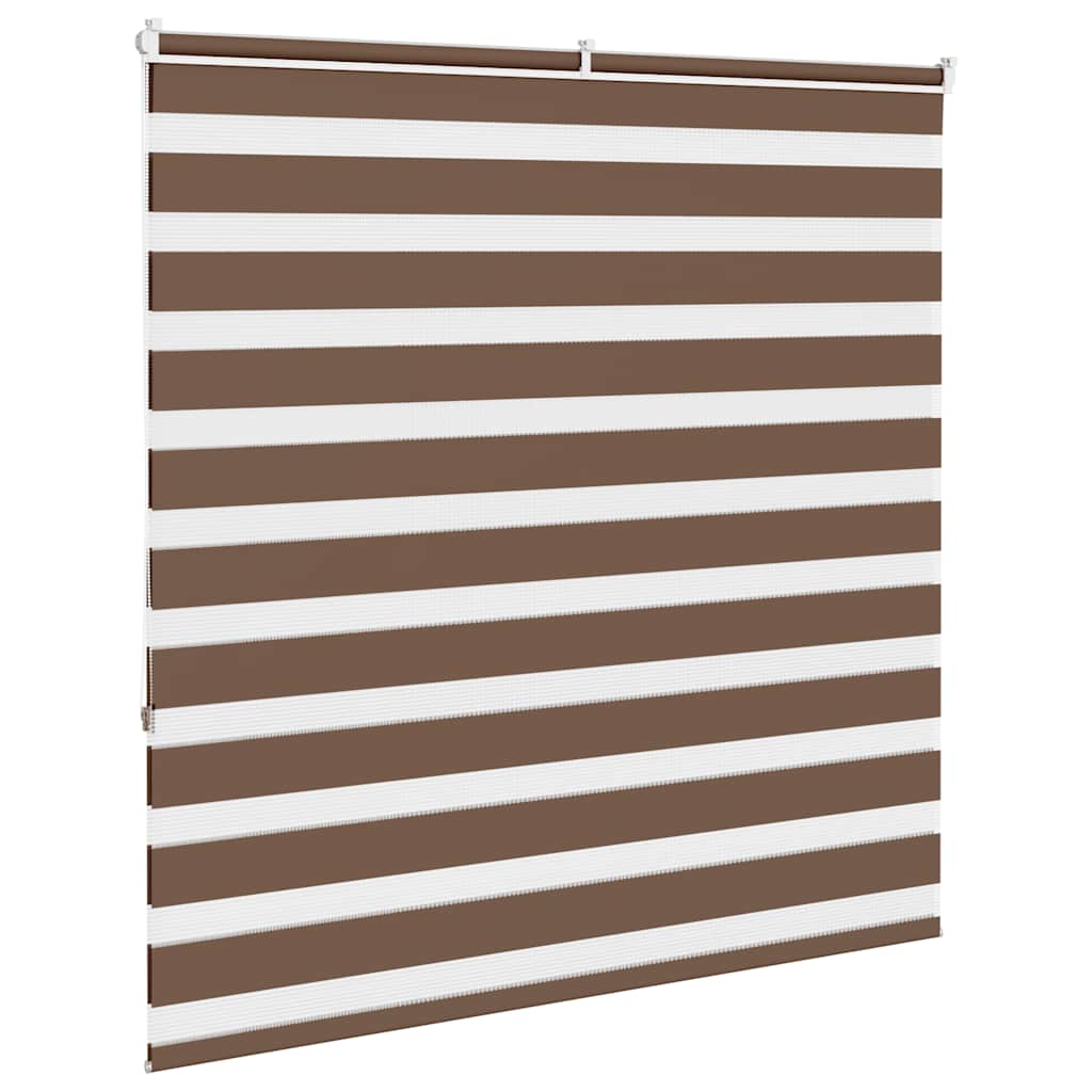 Zebra roleta hnedá 140x150 cm šírka látky 135,9cm polyester