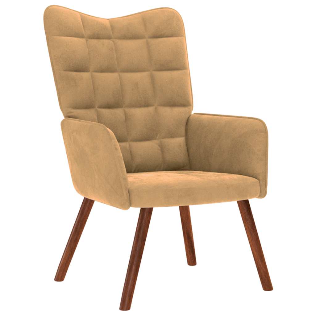 Relaxačné Kreslo Tmavosivé Zamat