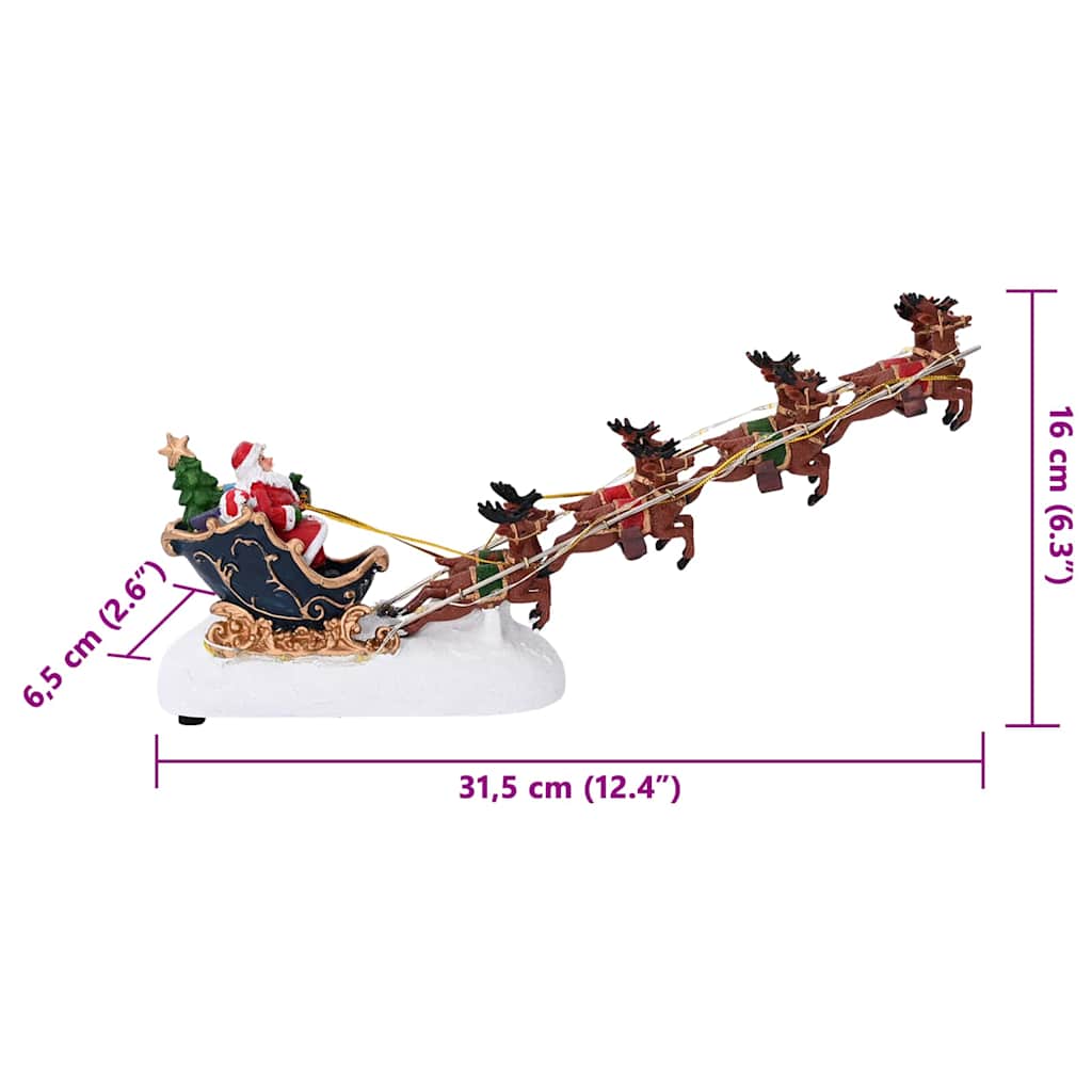 Vianočná Dekorácia Na Stôl Viacfarebný 31.5 X 6.5 X 16 Cm