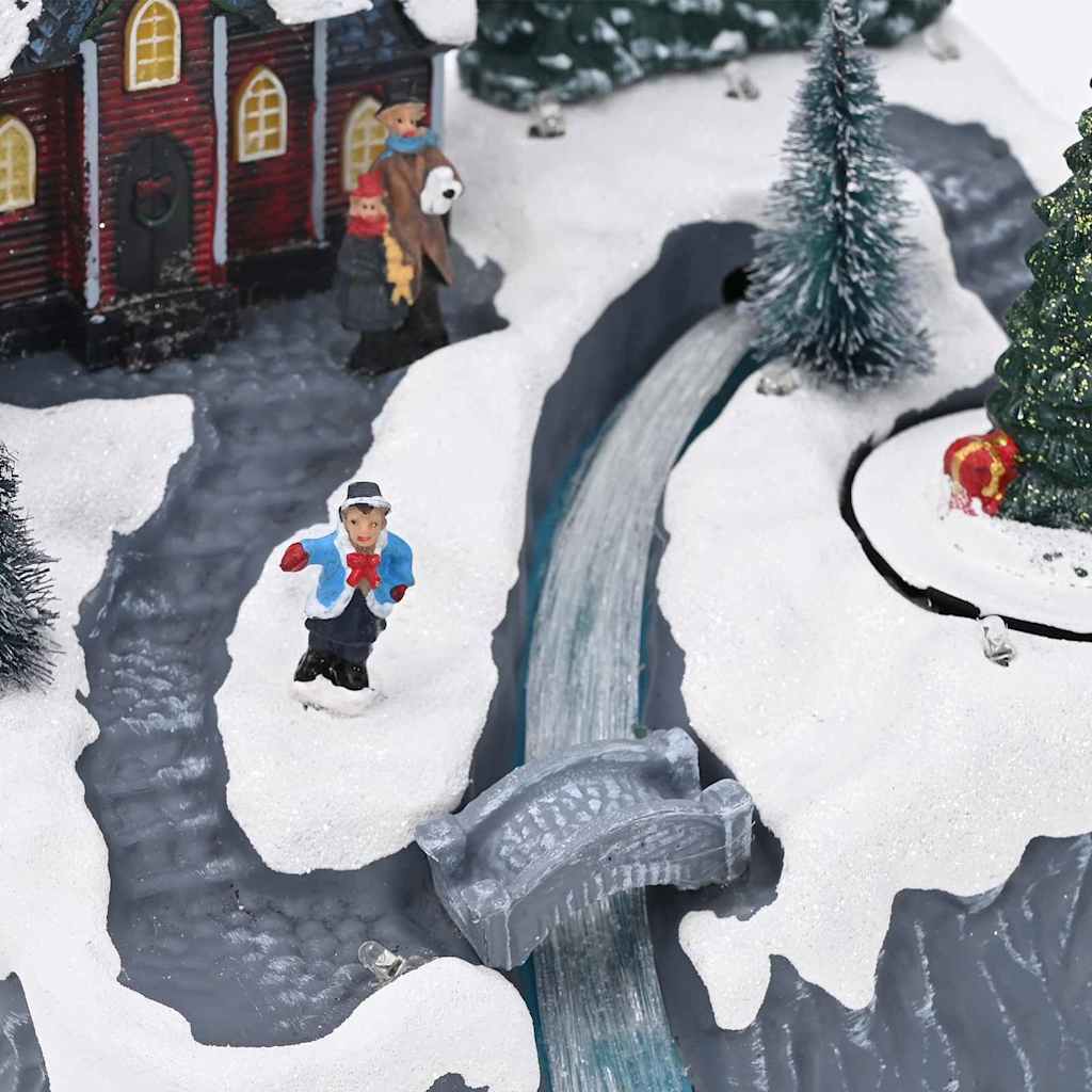 Vianočná Dekorácia Dediny Viacfarebný 20.5 X 17 X 21 Cm Plast