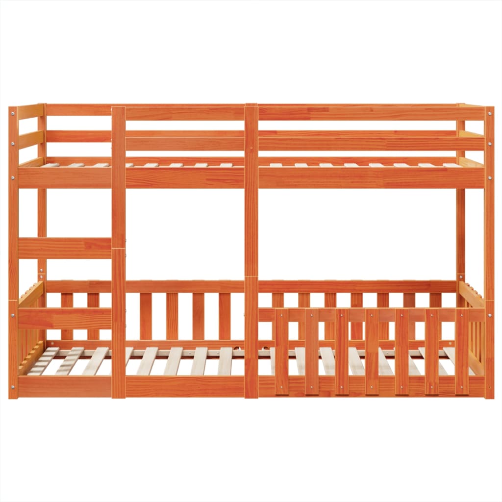 Poschodová Posteľ Borovicový Masív