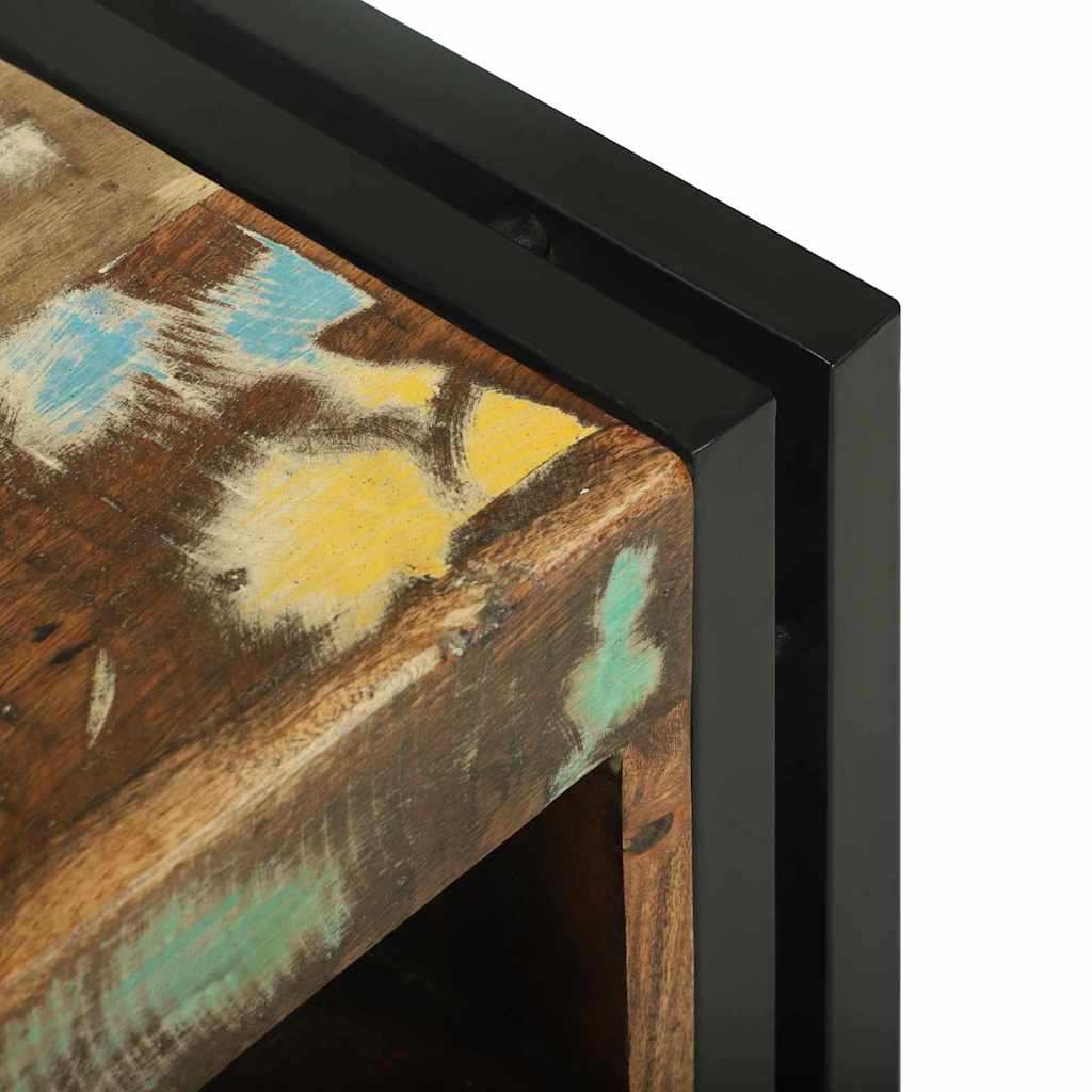 Regál Na Víno Viacfarebný 34.5 X 35 X 39 Cm Recyklovaný Masív