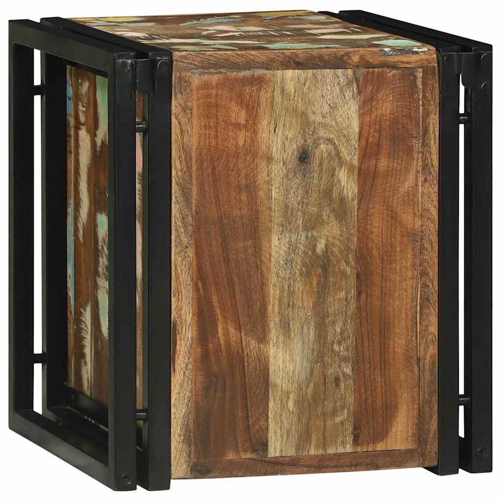 Regál Na Víno Viacfarebný 34.5 X 35 X 39 Cm Recyklovaný Masív