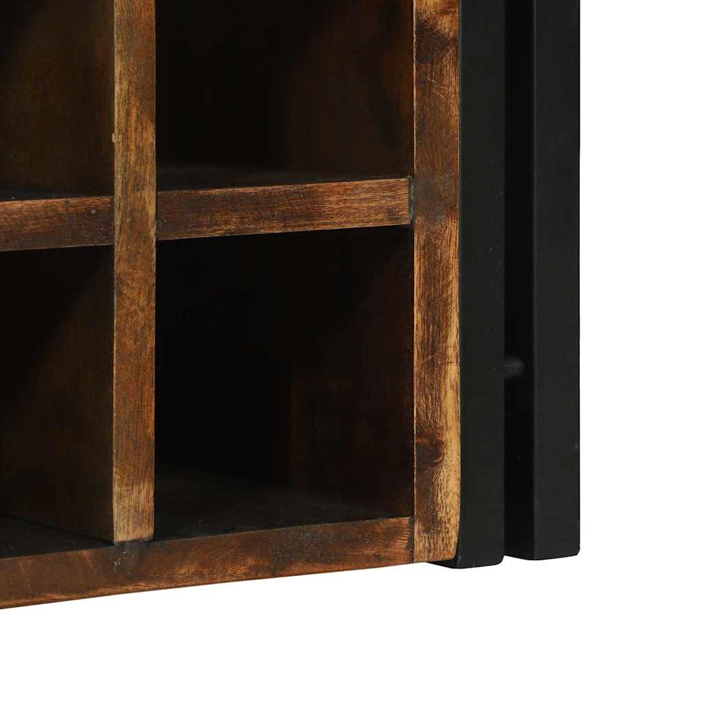 Regál Na Víno Viacfarebný 46 X 35 X 27.5 Cm Recyklovaný Masív