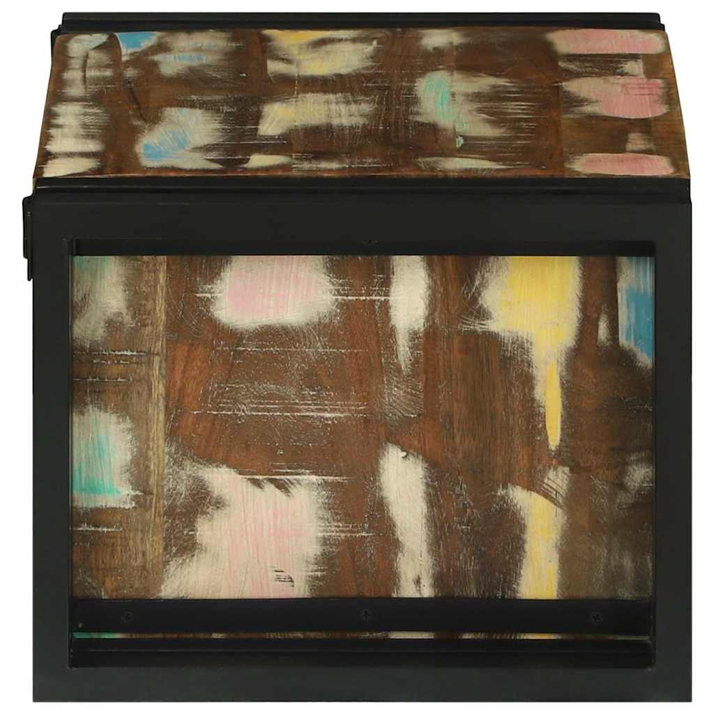 Regál Na Víno Viacfarebný 46 X 35 X 27.5 Cm Recyklovaný Masív