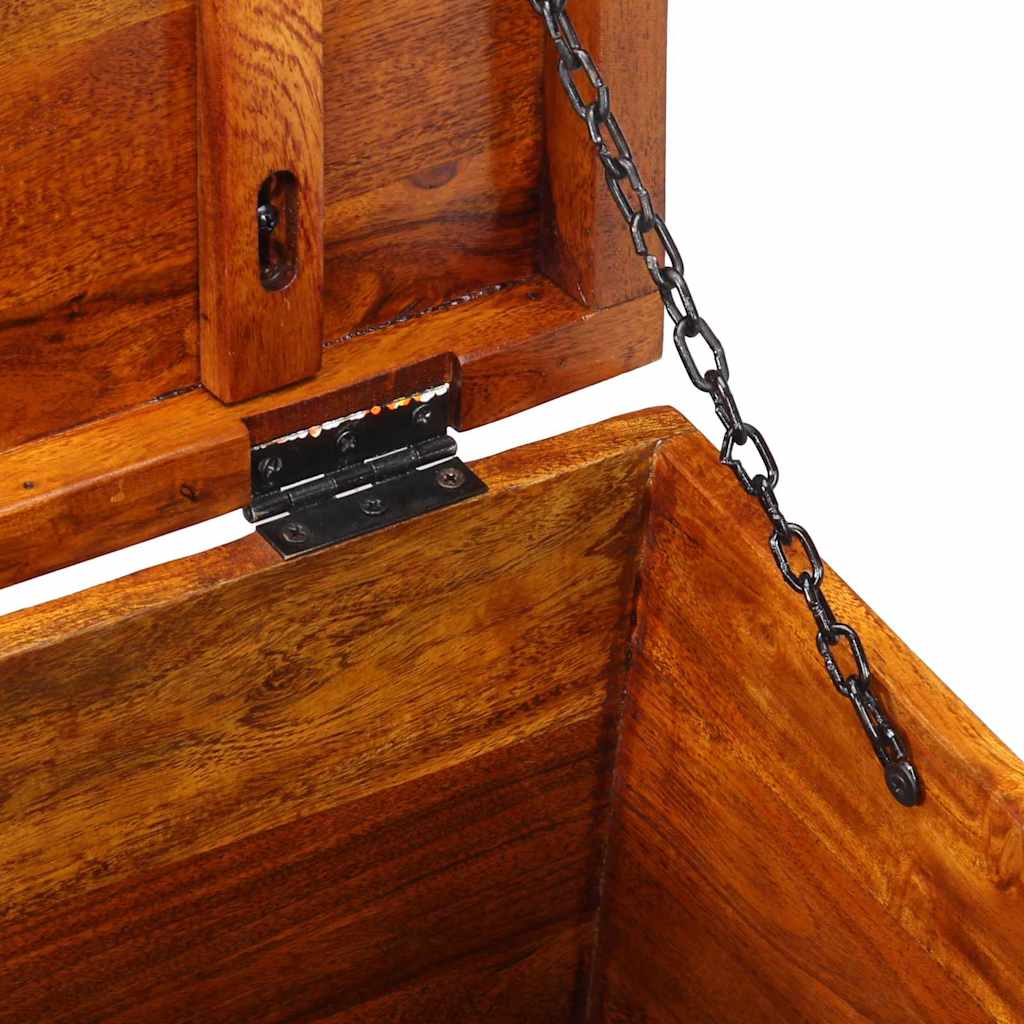 Úložná Krabica Viacfarebný 50 X 30 X 40 Cm Akáciový Masív