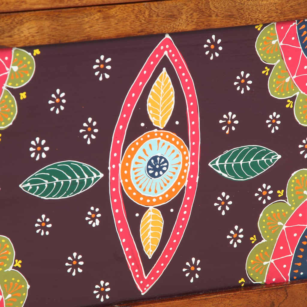 Úložná Krabica Viacfarebný 50 X 30 X 40 Cm Akáciový Masív