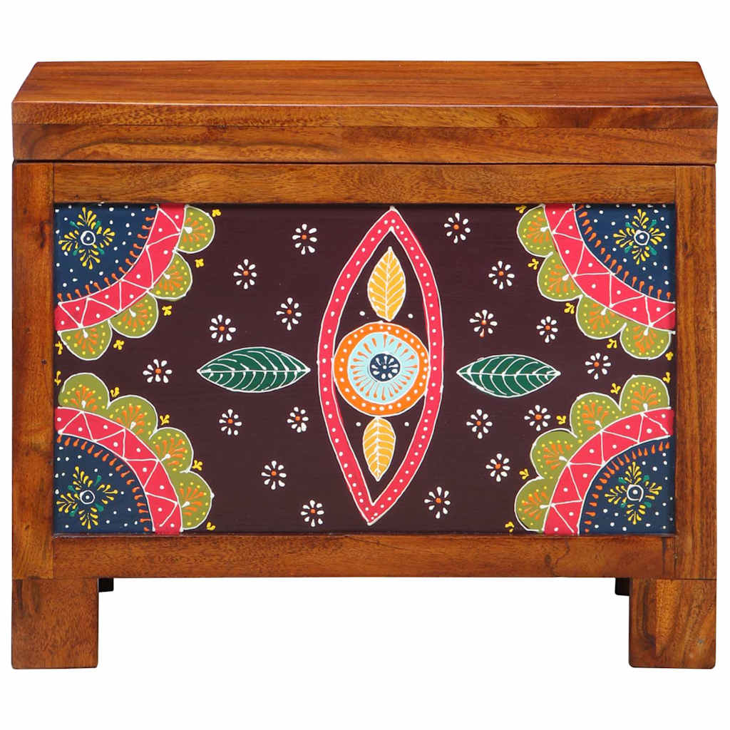 Úložná Krabica Viacfarebný 50 X 30 X 40 Cm Akáciový Masív