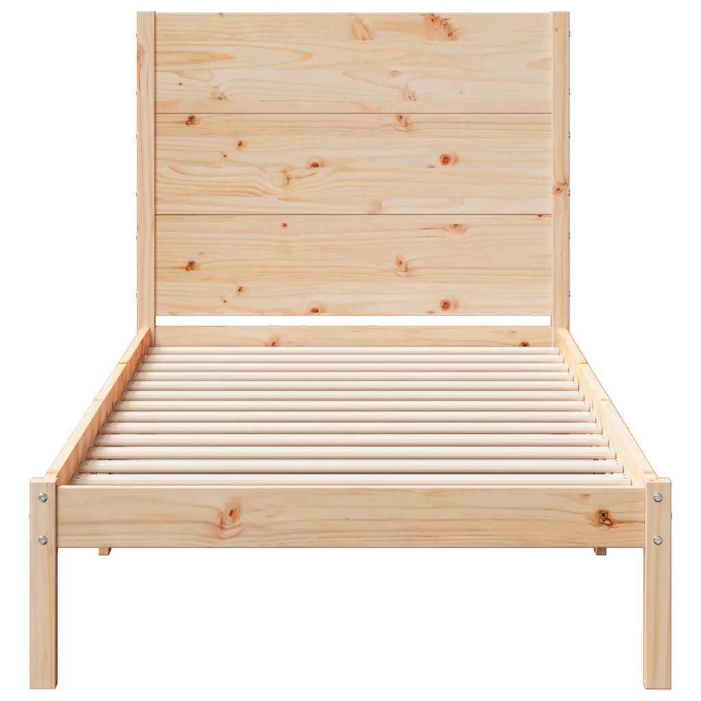 Extra Dlhá Posteľ Bez Matraca Masívne Drevo