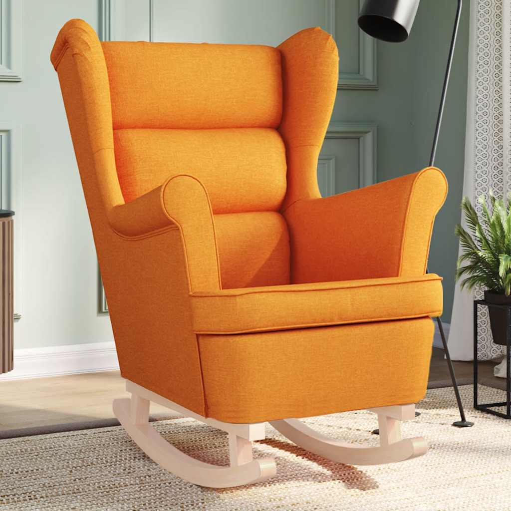 Hojdacie Kreslo Bledosivé Látka