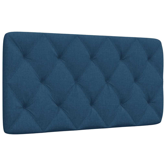 Vankúš na čelo postele modrý 100 cm látka