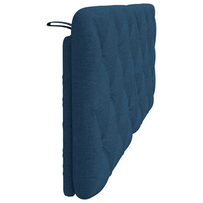 Vankúš na čelo postele modrý 140 cm látka