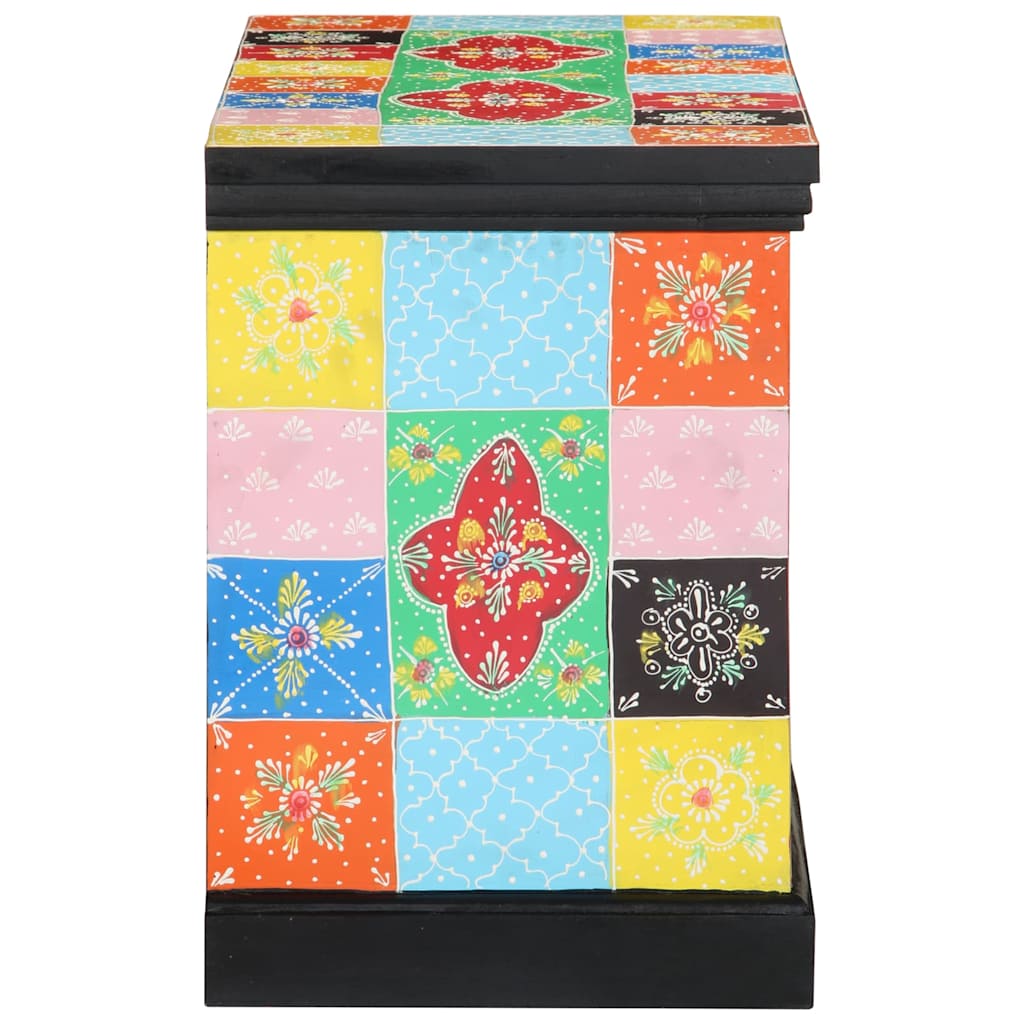 Tv Skrinka Viacfarebný 80 X 35 X 50 Cm Mangový Masív