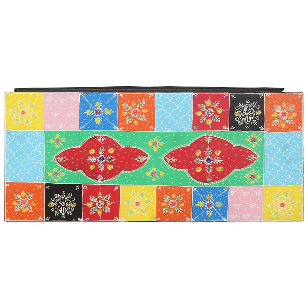 Tv Skrinka Viacfarebný 80 X 35 X 50 Cm Mangový Masív