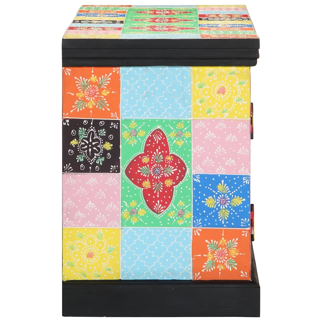 Tv Skrinka Viacfarebný 100 X 35 X 50 Cm Mangový Masív