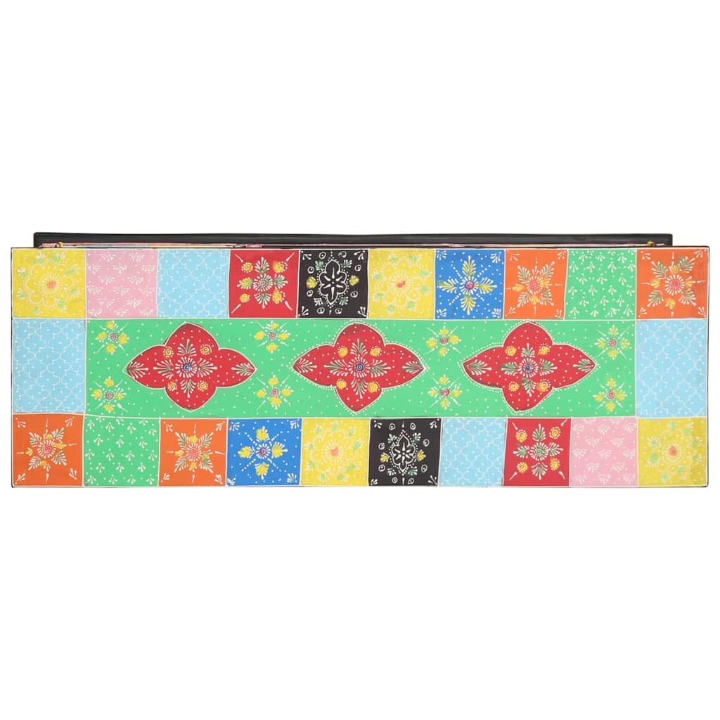 Tv Skrinka Viacfarebný 100 X 35 X 50 Cm Mangový Masív