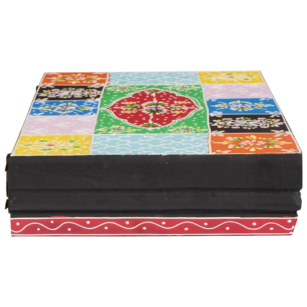 Nástenné Police 2 Pcs Viacfarebný 40 X 20 X 6 Cm Mangový Masív