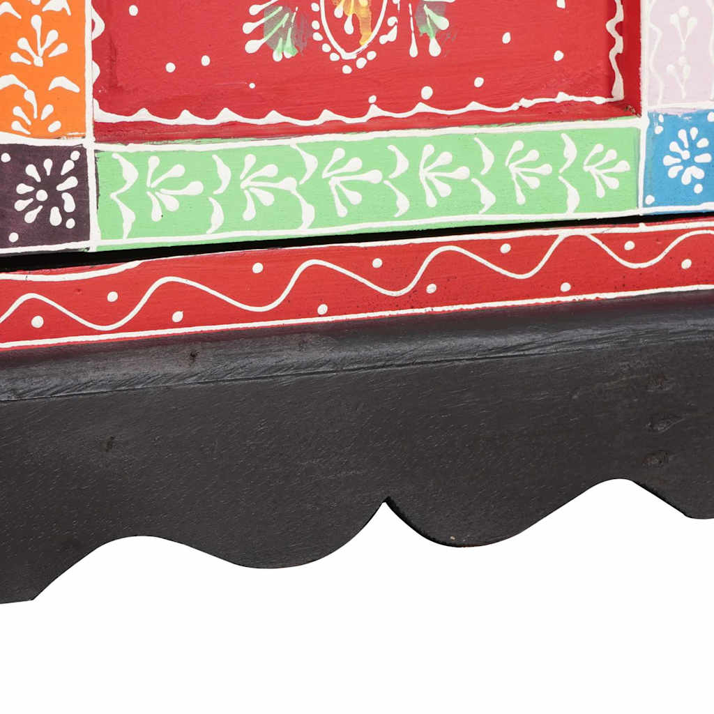 Zásuvková Komoda Viacfarebný 30 X 30 X 90 Cm Mangový Masív