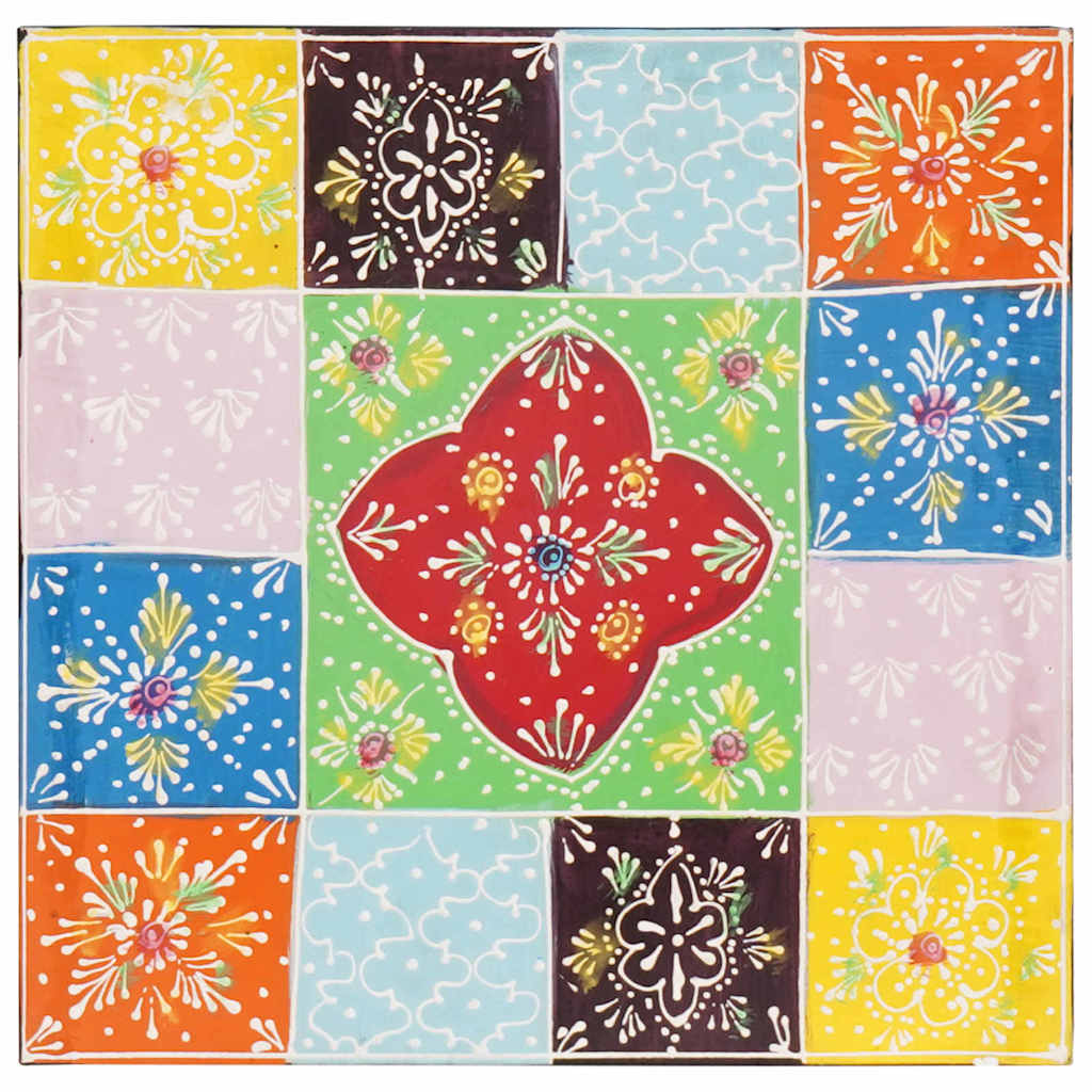 Zásuvková Komoda Viacfarebný 30 X 30 X 90 Cm Mangový Masív