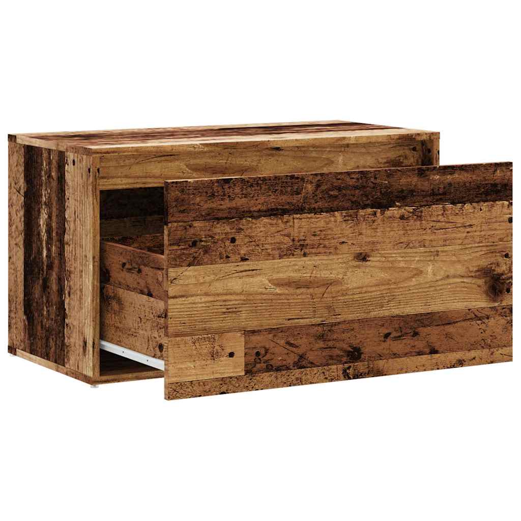 Lavica Do Predsiene 80X40X45 Cm Old Wood Engineered Wood