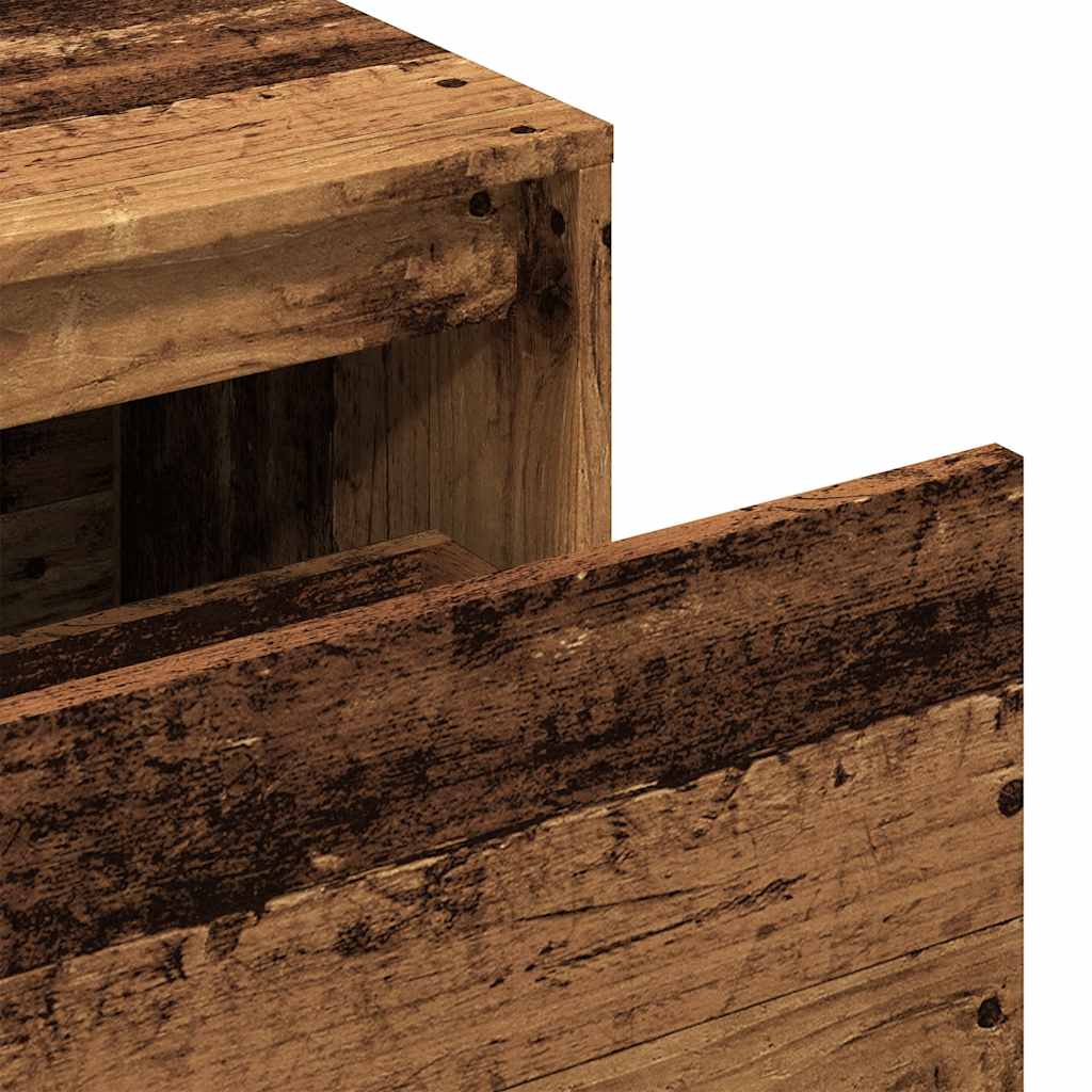 Lavica Do Predsiene 80X40X45 Cm Old Wood Engineered Wood