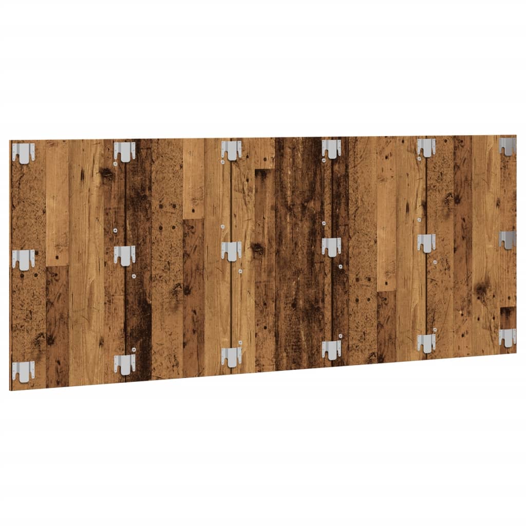 Čelo postele staré drevo 200x1,5x80 cm spracované drevo