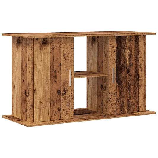 Stojan na akvárium staré drevo 101x41x58 cm kompozitné drevo