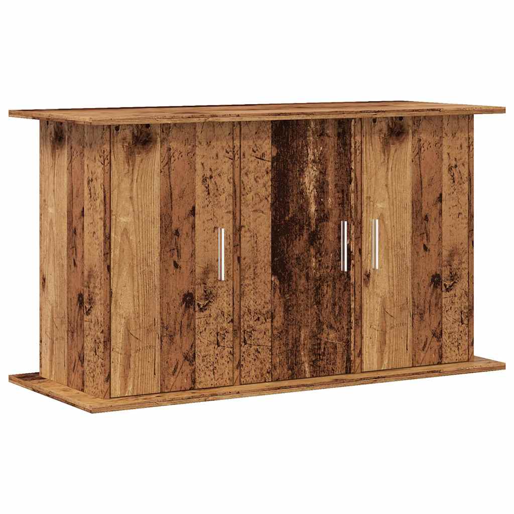 Stojan na akvárium staré drevo 101x41x58 cm kompozitné drevo