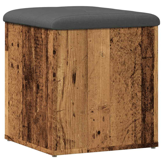 Úložná lavica Old Wood 42x42x45 cm Konštrukčné drevo