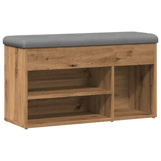 Lavička na topánky Artisan Dub 82x32x45,5 cm Konštrukčné drevo
