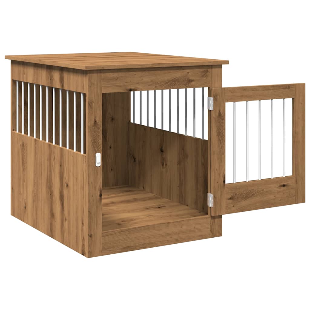 Nábytok na prepravku pre psov Dub Artisan 64,5x80x71 cm Drevo