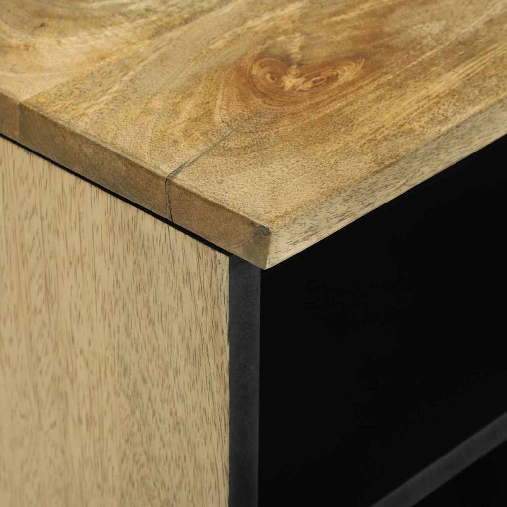 Úložná Skriňa Na Médiá Hnedá 80 X 33.5 X 46 Cm Mangový Masív