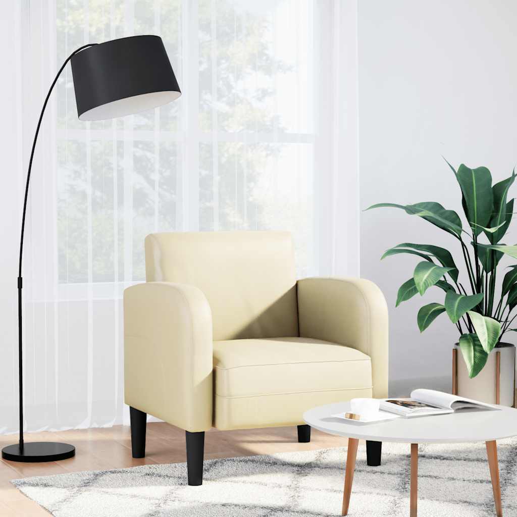 Pohovka S Opierkami Tmavosivá 54 Cm Umelá Koža