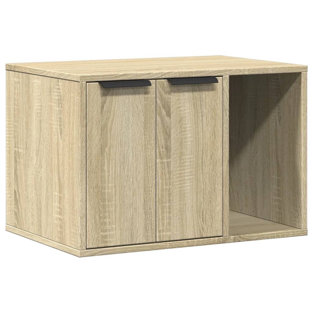 Uzavretý box na stelivo, sonoma 60x40x40 cm, kompozitné drevo