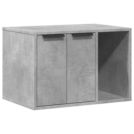 Uzavretý box na stelivo, betónový 60x40x40 cm, kompozitné drevo