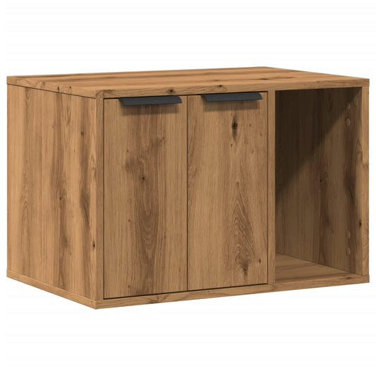 Uzavretý box na stelivo dub artisan 60x40x40cm kompozitné drevo