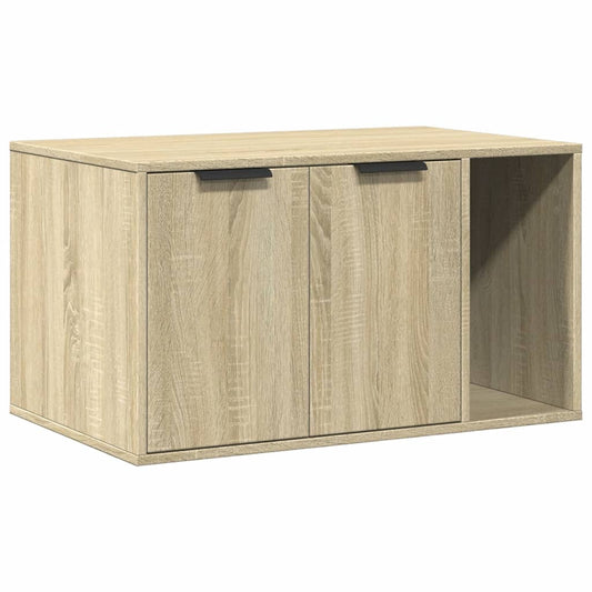 Uzavretý box na stelivo, sonoma 80x50x45 cm, kompozitné drevo