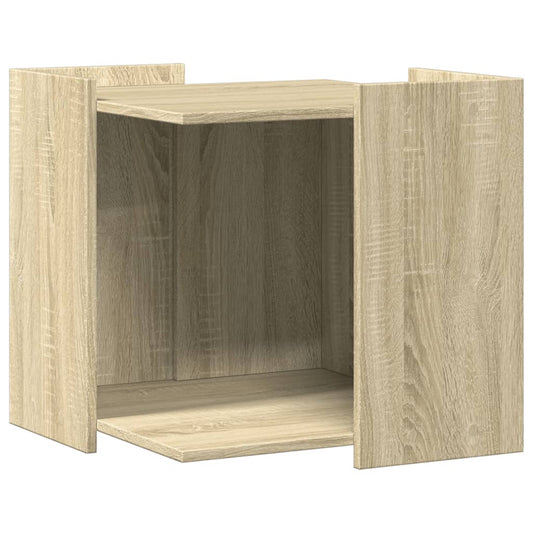 Uzavretý box na stelivo, sonoma 53x53x51 cm, kompozitné drevo