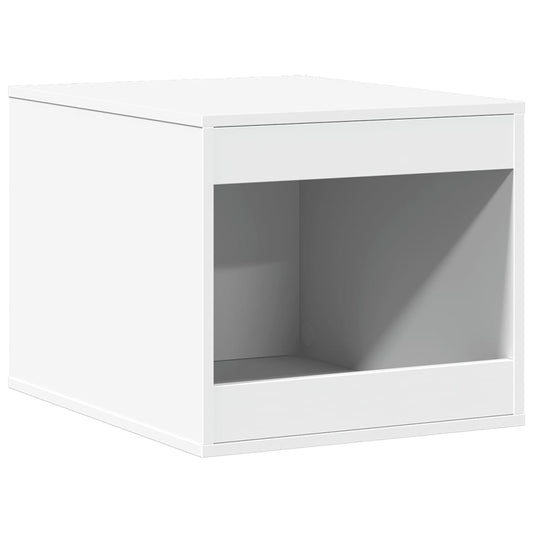 Uzavretý box na stelivo, biely 47x59x42 cm, kompozitné drevo