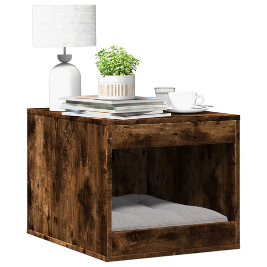 Uzavretý box na stelivo, tmavý dub 47x59x42cm, kompozitné drevo