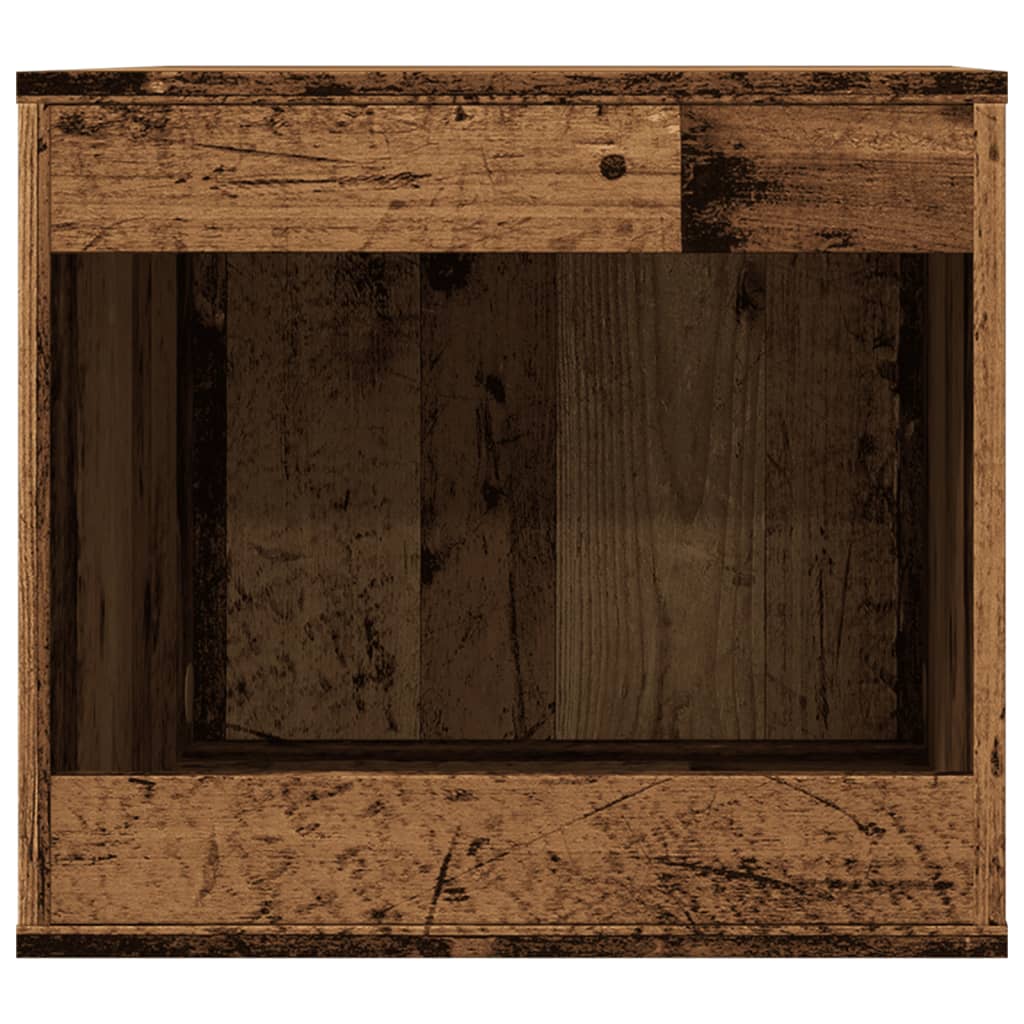 Uzavretý box na stelivo staré drevo 47x59x42cm kompozitné drevo