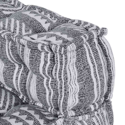 Puf 2 pcs Sivá 70 x 70 x 54 cm látka