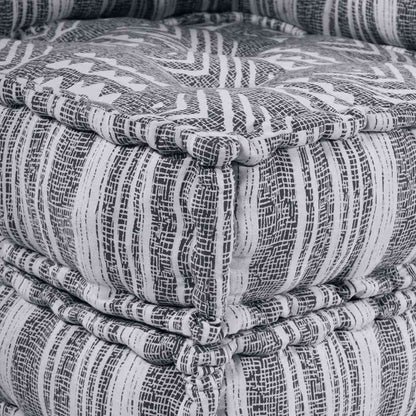 Puf 2 pcs Sivá 70 x 70 x 54 cm látka