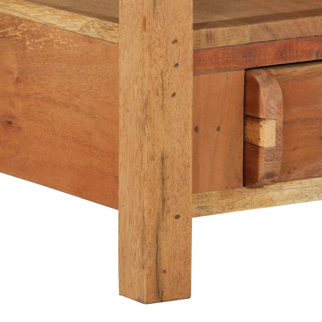 Tv Skrinka So Zásuvkou Hnedá 83 X 33 X 46 Cm Recyklovaný Masív