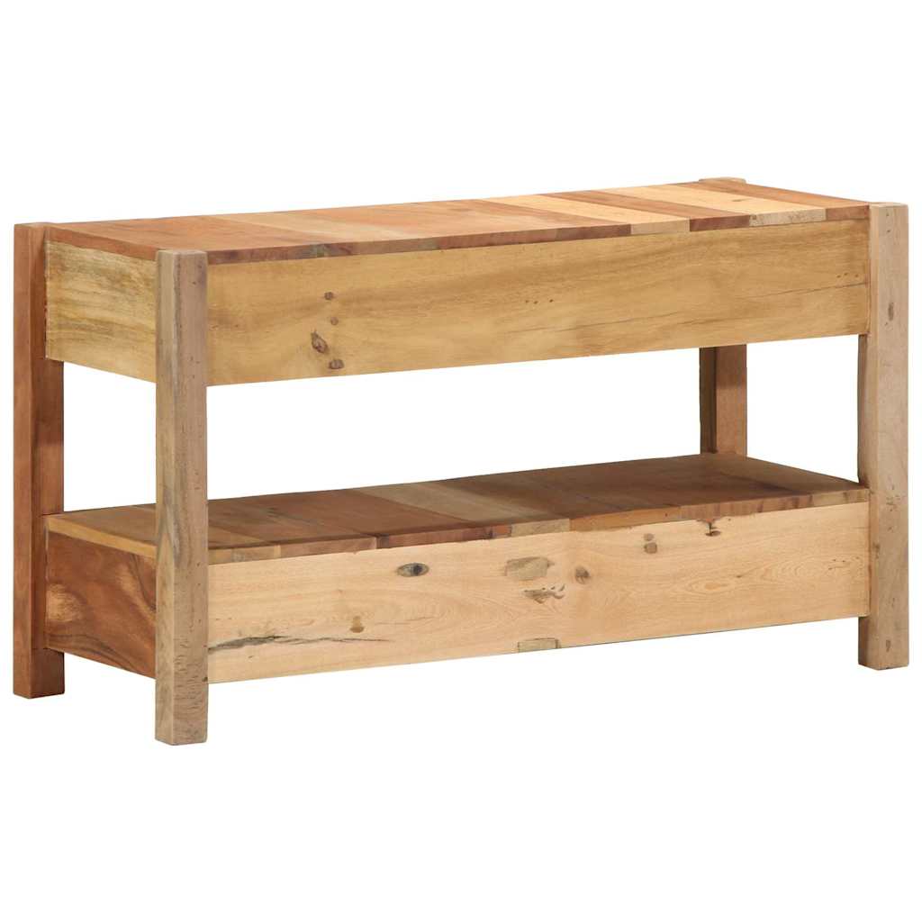 Tv Skrinka So Zásuvkou Hnedá 83 X 33 X 46 Cm Recyklovaný Masív