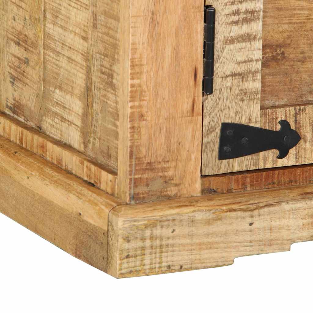 Servírovacia Skriňa Hnedá 55 X 35 X 70 Cm Surové Mangové Drevo