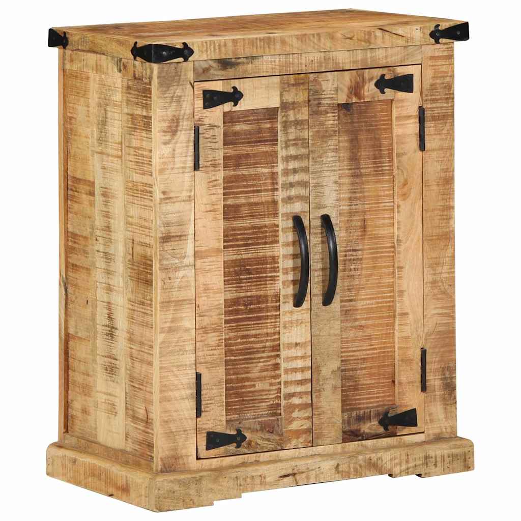 Servírovacia Skriňa Hnedá 55 X 35 X 70 Cm Surové Mangové Drevo