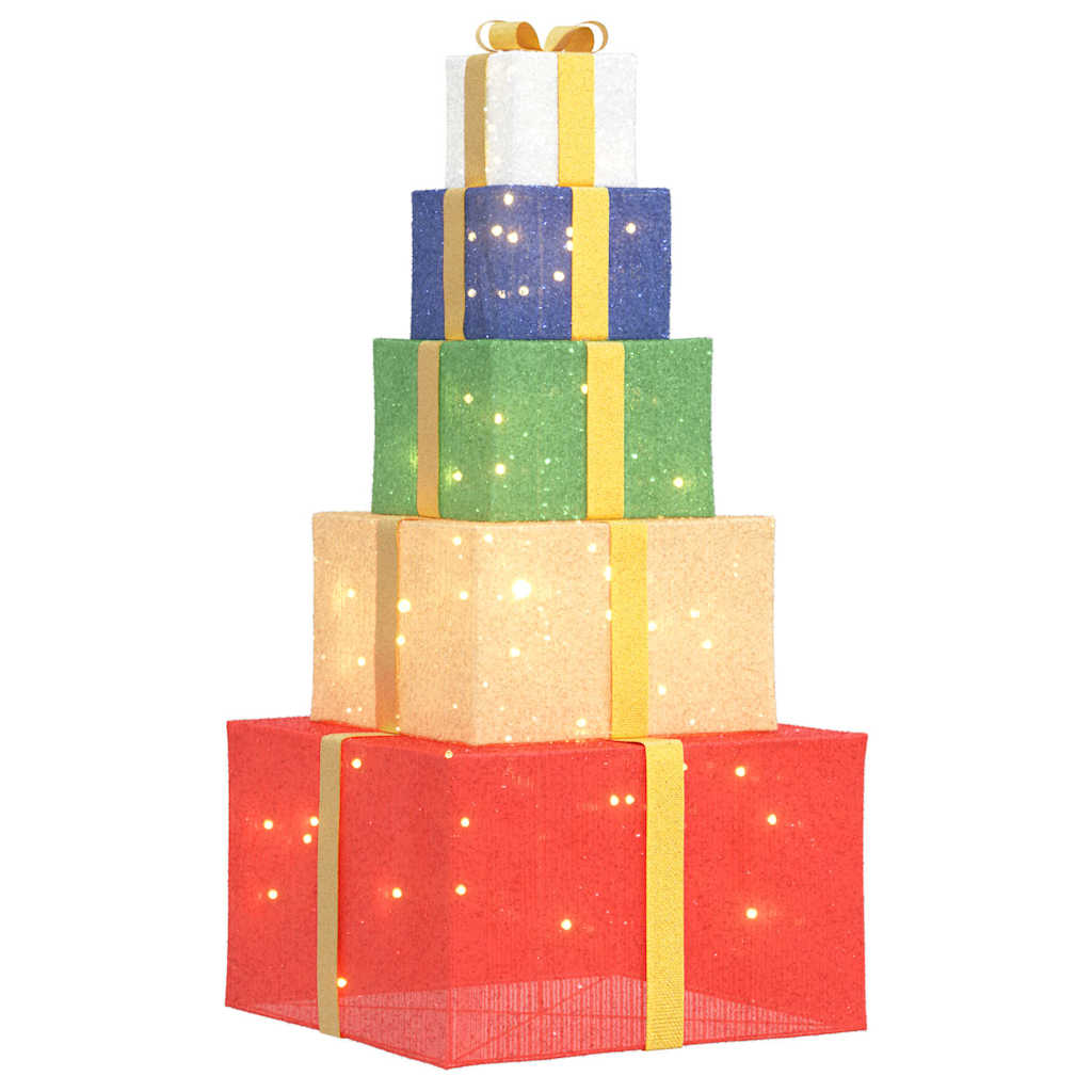 Vianočná Dekorácia Darčeková Krabička 250 Led Diód Teplá Biela