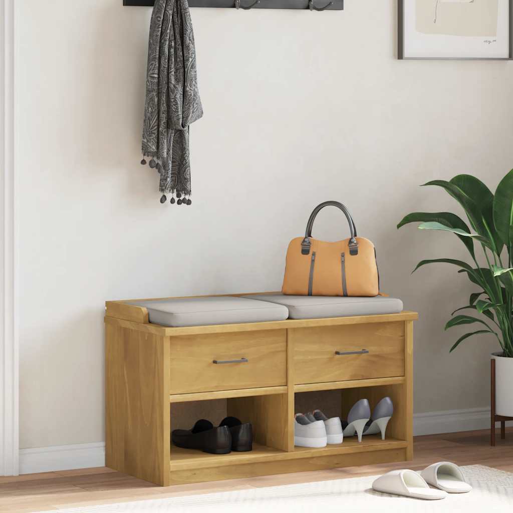 Lavica Do Predsiene Sandnes 87X40X50 Cm Borovicový Masív